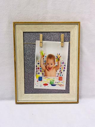 Porta Retrato moldura de lantejoulas