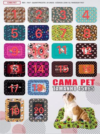 COLCHONETE PET TAMANHO M 45X65 CM