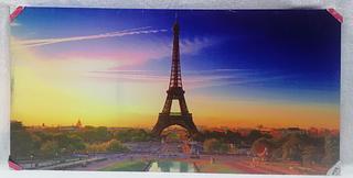 QUADRO EMOLDURADO EM TELA 60X120 CM