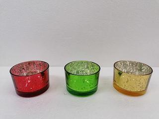 OBJETO DE ORNAMENTACAO DE VIDRO - PORTA TRECO