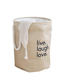 Cesta de armazenamento de cesta quadrada de cânhamo de imitação/ALGODAO LINHO