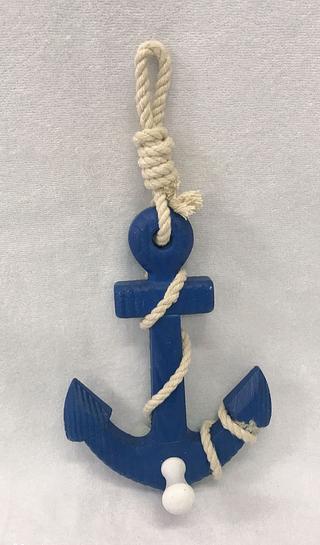 OBJETO DE DECORACAO, ANCORA COM DECORACAO NAUTICA