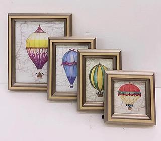 Moldura de foto retrô americana 4.6.7.10 polegadas conjunto criativo de moldura de foto de quatro peças/CONJUNTO 4 Pcs