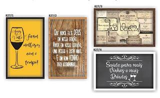 QUADRO PORTA ROLHA 25X40 C/ VIDRO - SIMPLES