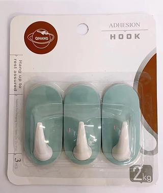 Gancho pegajoso simples e forte gancho de parede criativo gancho de cortina de cortina