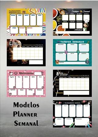 LOUSA PLANNER SEMANAL 45X70 COM UMA CANETA