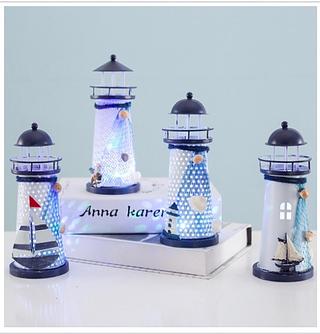 Farol de lata LED decoração de mesa para casa