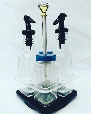 GALHETEIRO EM SPRAY PARA TEMPEROS - 200ML - MATERIAL:PLASTICO PVC E METAL COMUM