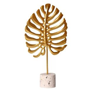 Objeto de metal p/mesa decorativo grande