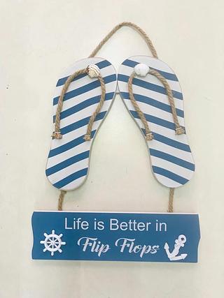 OBJETO DE DECORACAO, PINGENTE DE CHINELO, DECORACAONAUTICA - MATERIAL: PLASTICO PVC