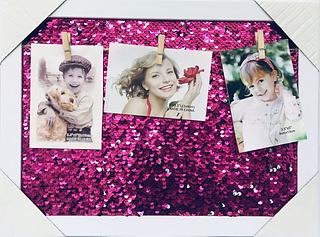 Porta Retrato moldura de lantejoulas