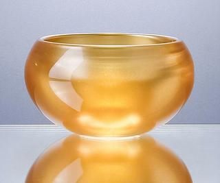 Castiçal galvanizado em forma de copo âmbar