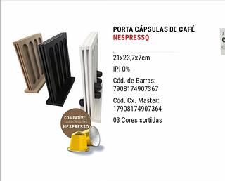 PORTA CAPSULA MAD P/. CAFE - NESPRESSO