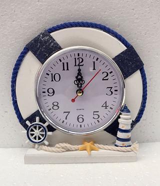 RELOGIO DE MADEIRA DE MESA DECORATIVO