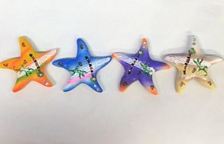 Decoração de resina de ímã de geladeira de ESTRELA DO MAR