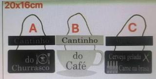 REF: GR-1766 - ITEM DE DECORACAO PLACA EM MDF COM FRASES PARA PENDURAR NA PAREDE DE TAMANHO 20X16