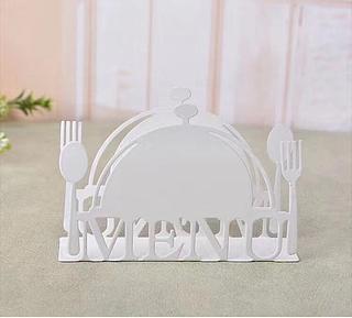 OBJETO DE ORNAMENTACAO DE METAL-PORTA guardanapo de papel