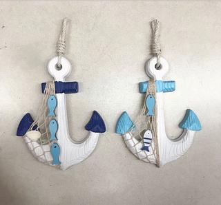 Âncora decorativo estilo oceano