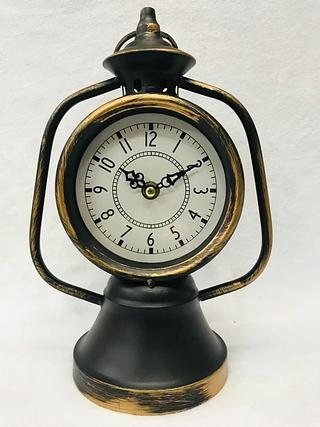 RELOGIO DE MESA DECORATIVO - PONTEIRO - FUNCIONAMENTO APILHA OU BATERIA (NAO INCLUSO) - M