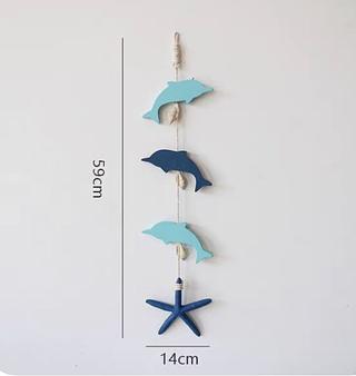 SUPORTE DE PLASTICO PARA PAREDE, COM DECORACAO NAUTICA - MATERIAL: PLASTICO PVC