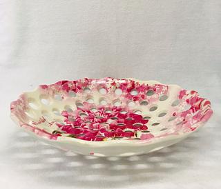 Prato de frutas oco em melamina