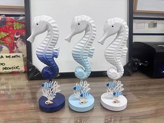 Cavalo-marinho decorativo p/mesa