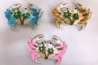 Decoração de resina de ímã de geladeira de caranguejo